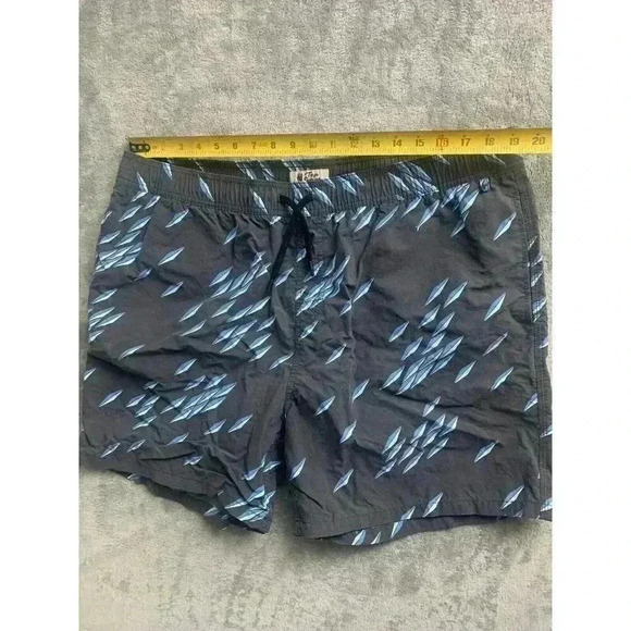 Reyn Spooner Shorts Mens XXL Fish Swarm Storm Swim Trunks Mesh Lined Nylon Pool - Picture 3 of 8